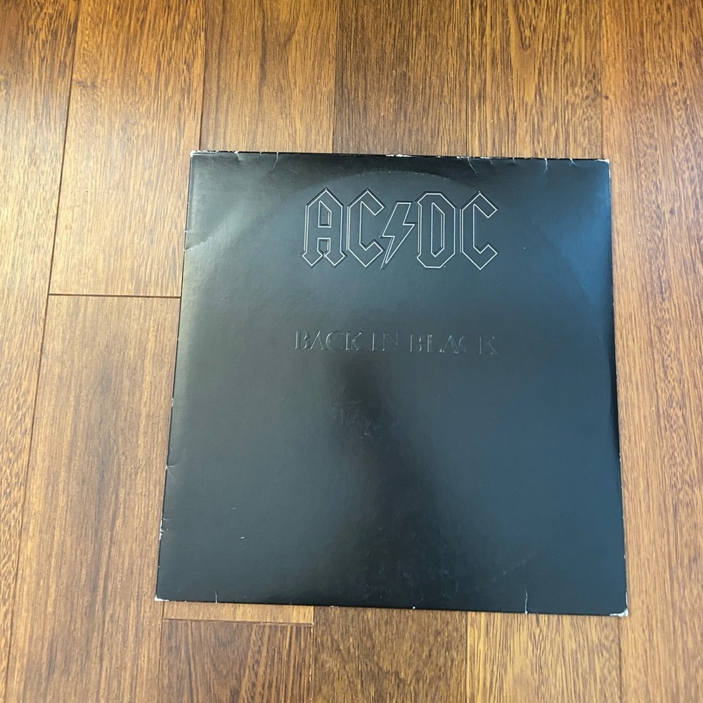AC/DC Back to Black Vinyl Record